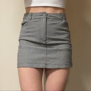 Skirt Gingham Print